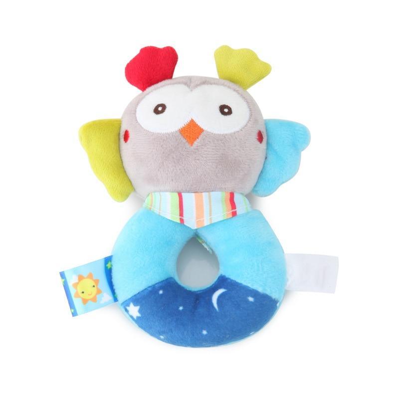 Newborn Baby Toys 0-12 Months Cartoon Baby Plush Rattle Mobile Bell Toy Infant Toddler Early Educational Toys For Kids