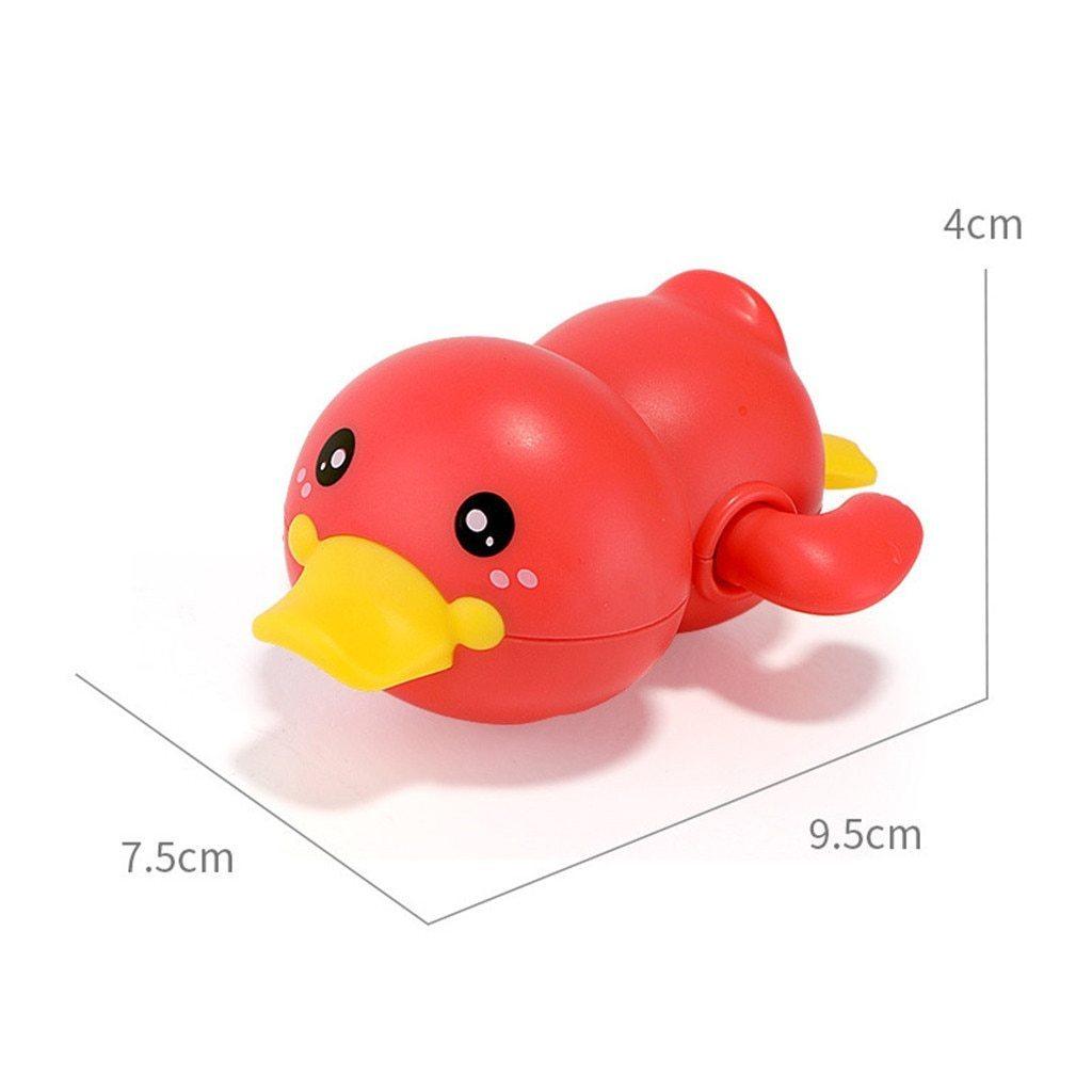 Bathroom Bath Shower Baby Clockwork Swimming Play Water Cute Little Yellow Duck Bathing Bathtub Toys For Kids