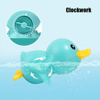Bathroom Bath Shower Baby Clockwork Swimming Play Water Cute Little Yellow Duck Bathing Bathtub Toys For Kids