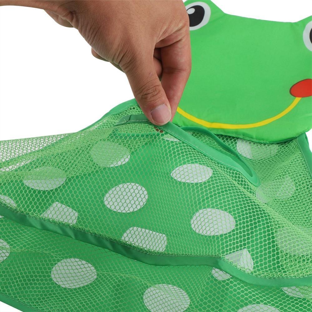 Baby Shower Bath Toys Little Duck Little Frog Baby Kids Toy Storage Mesh With Strong Suction Cups Toy Bag Net Bathroom Organizer