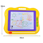 44*38cm Big Size Magnetic Drawing Graffiti Board Toys Kids Sketch Pad Doodle Cartoon Painting With Pen Toy Learning Reusable Toy