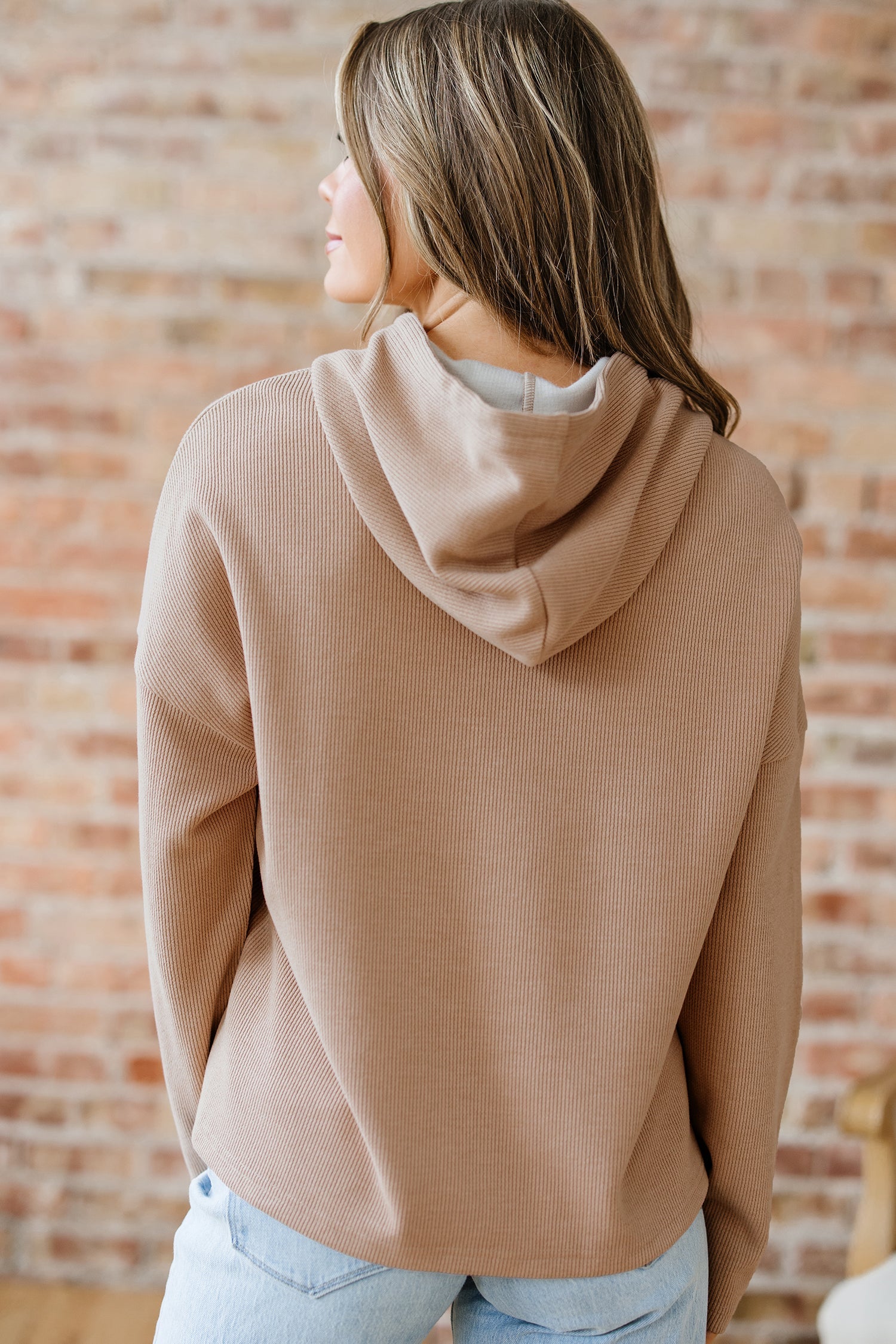 Leopard Drawstring Baggy Hoodie