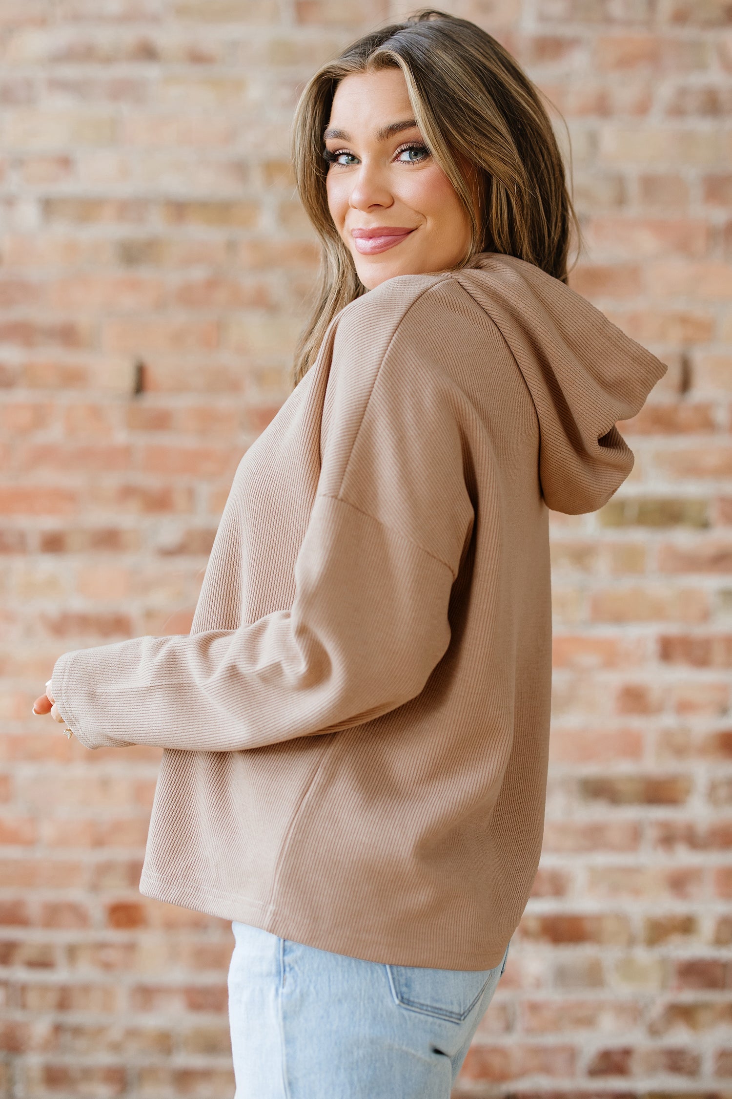 Leopard Drawstring Baggy Hoodie