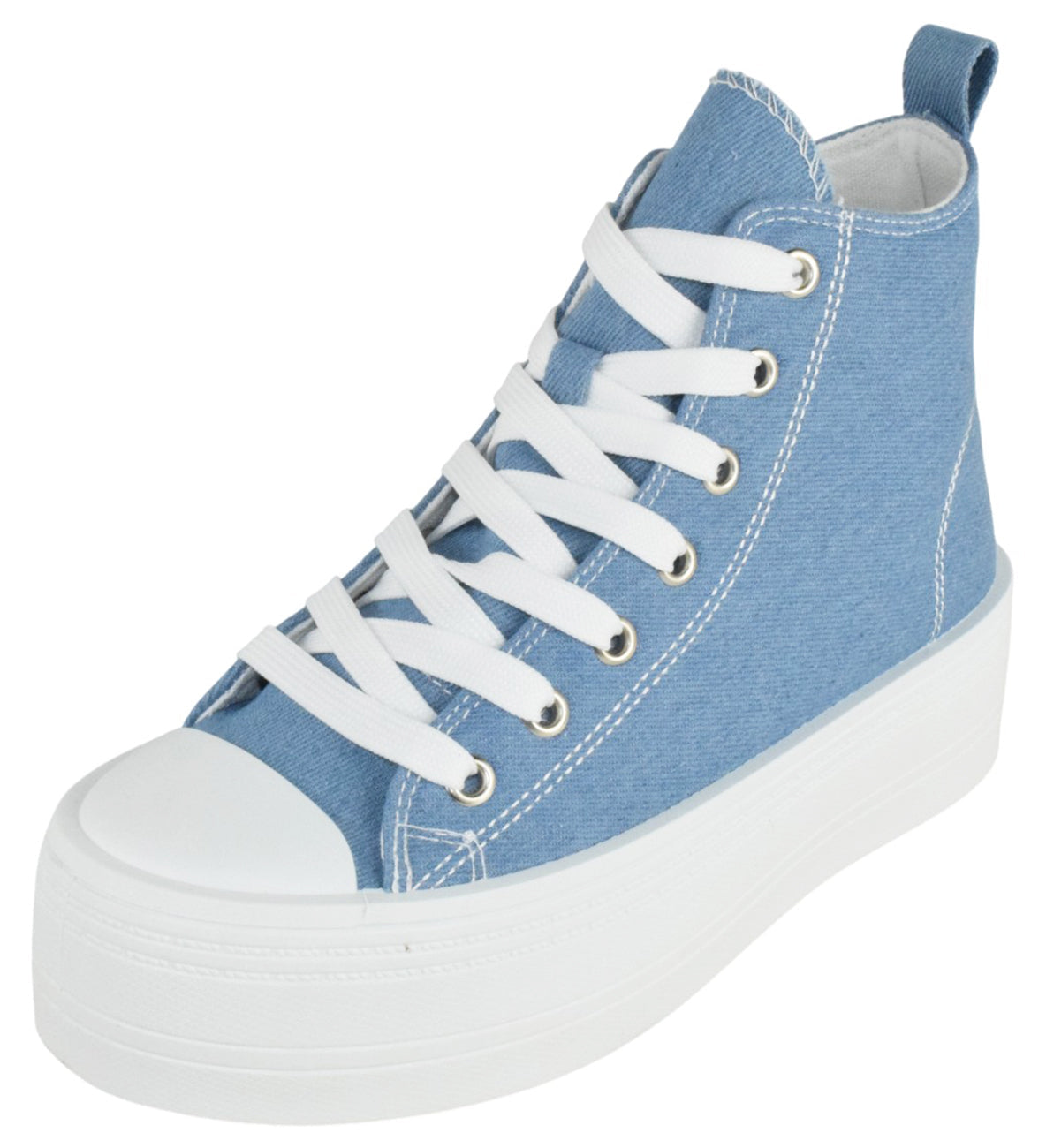 SHERRY-1 Blue Denim TOP MODA-0