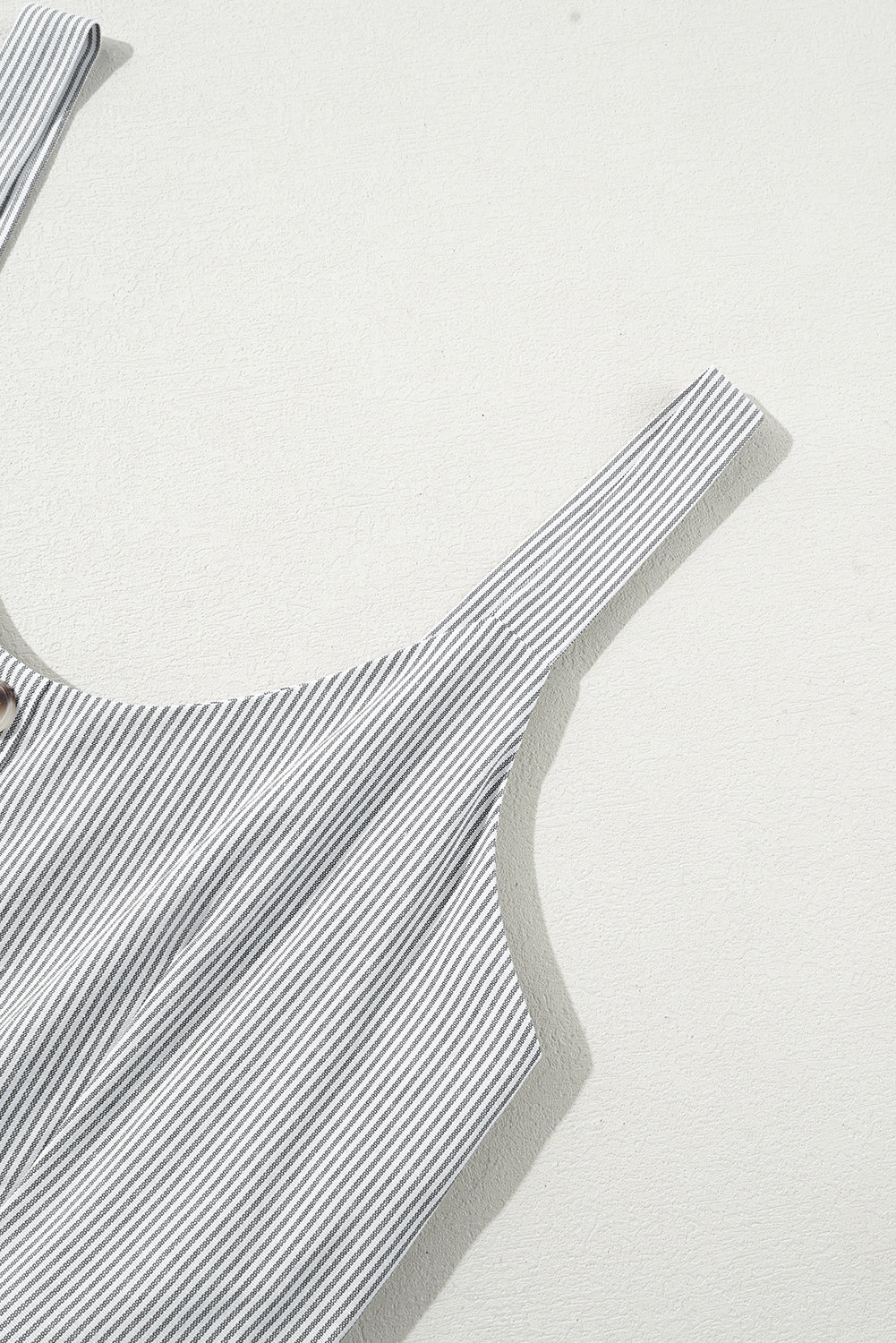 Sleeveless Striped Wide Leg Jumpsuit