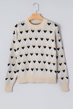 Loose Heart Sweater