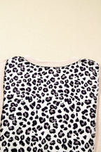 Geometric Leopard Sweater