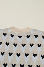 Loose Heart Sweater
