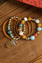 Boho Beaded Bracelets Set