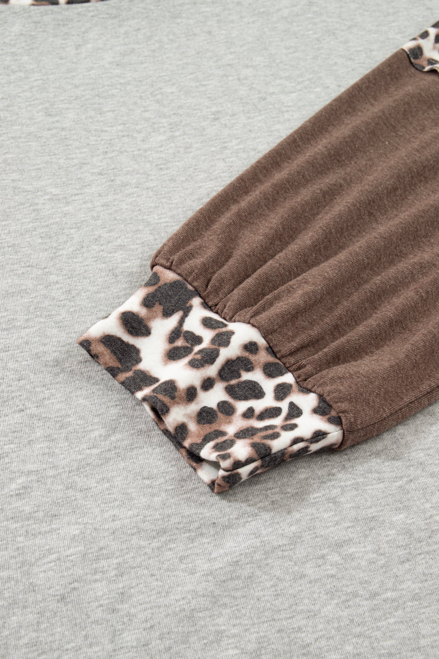 Leopard Patchwork PLUS Sweatshirt