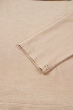 Off Shoulder Folded Long Sleeve