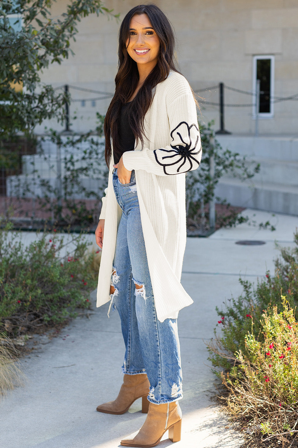 Hawaiian Flower Cardigan