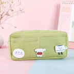 Classic Cartoon Large Capacity Stylish Students Pencil Pouch Cute Creative Design Case For School