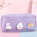 Classic Cartoon Large Capacity Stylish Students Pencil Pouch Cute Creative Design Case For School