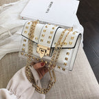 Betty Shoulder Bag -Clear/White