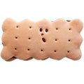Cute Biscuit Shape Plush Pencil Bag Unique Soft School Classic Cookies Stylish Large Capacity Pouch Pencil Pouch For Teen Boys Girls School Students Pencil Bag Organizer