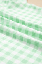 Mint Plaid 2pcs Lounge Set