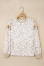 Aimee Detail Ribbed Trim Sweatshirt