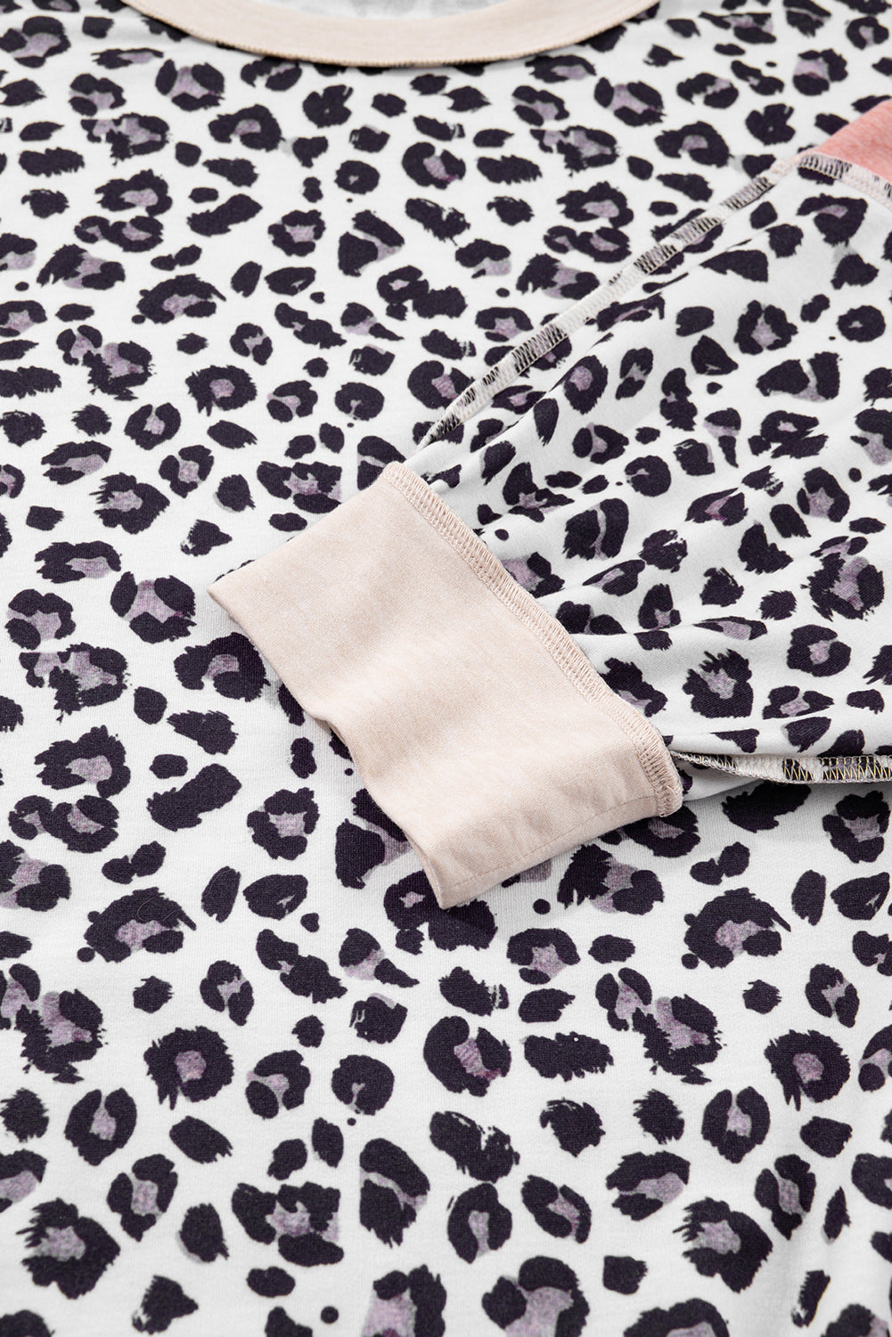 Geometric Leopard Sweater