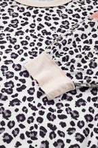 Geometric Leopard Sweater