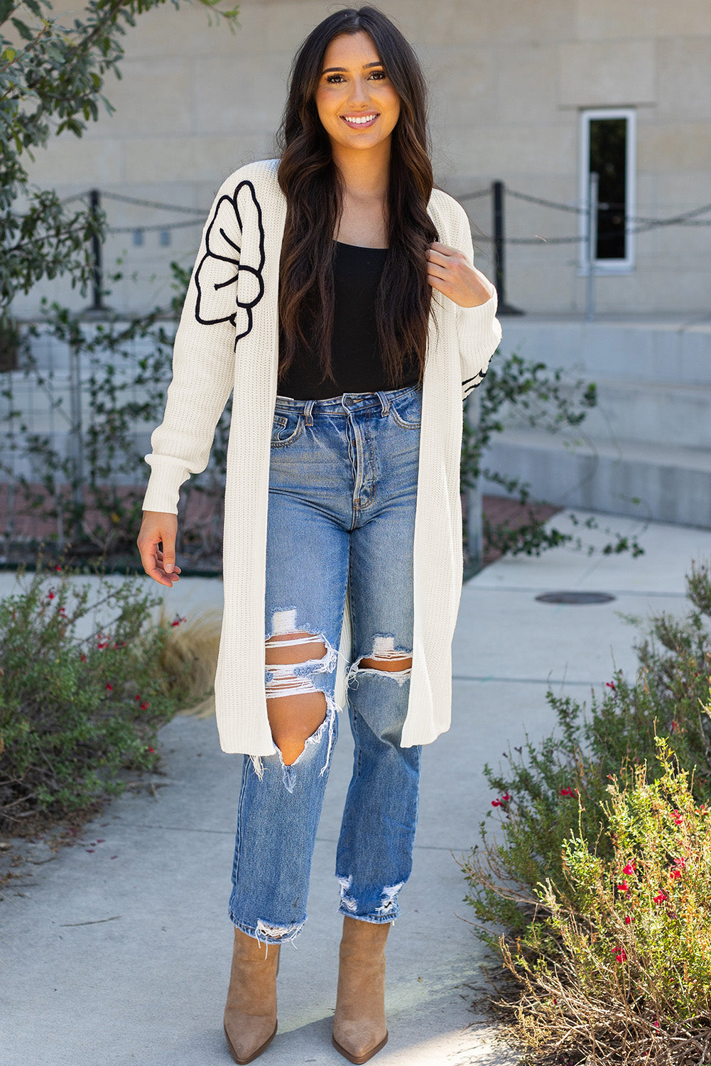 Hawaiian Flower Cardigan