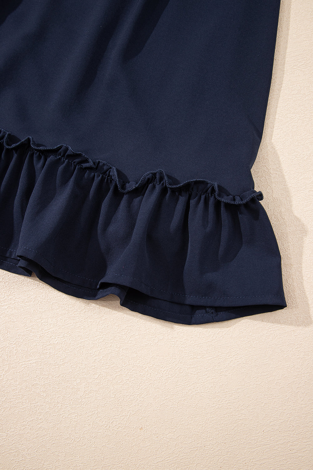 Navy Long Sleeve Mini Dress