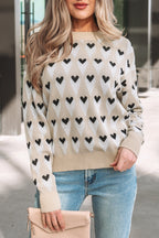 Loose Heart Sweater