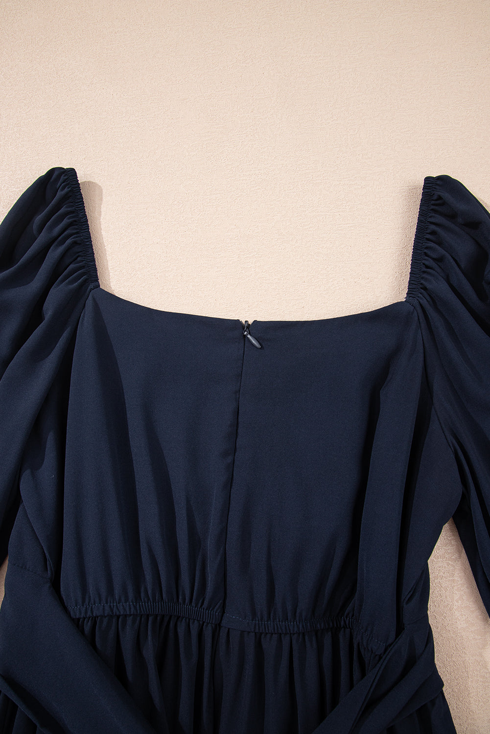 Navy Long Sleeve Mini Dress