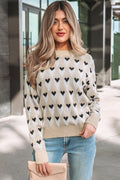 Loose Heart Sweater