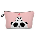 Elegant Multicolor Printed Large Capacity Pencil Case For Students Cute Cartoon Theme Stationary Cosmetic Bag