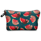 Elegant Multicolor Printed Large Capacity Pencil Case For Students Cute Cartoon Theme Stationary Cosmetic Bag