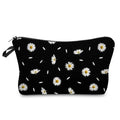 Elegant Multicolor Printed Large Capacity Pencil Case For Students Cute Cartoon Theme Stationary Cosmetic Bag