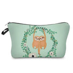 Elegant Multicolor Printed Large Capacity Pencil Case For Students Cute Cartoon Theme Stationary Cosmetic Bag