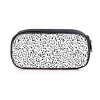 Elegant Music Note Piano Pen Case Holder Stylish Black/White Pencil Bag Guitar Pencil Case Unique Stationery Case For School