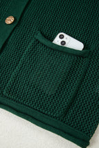 Green with Gold accent PLUS Cardigan