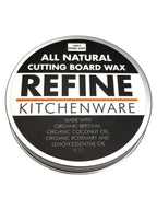 All Natural Cutting Board Wax, Handmade in the USA With Organic Coconut Oil and Organic Beeswax