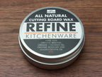 All Natural Cutting Board Wax, Handmade in the USA With Organic Coconut Oil and Organic Beeswax