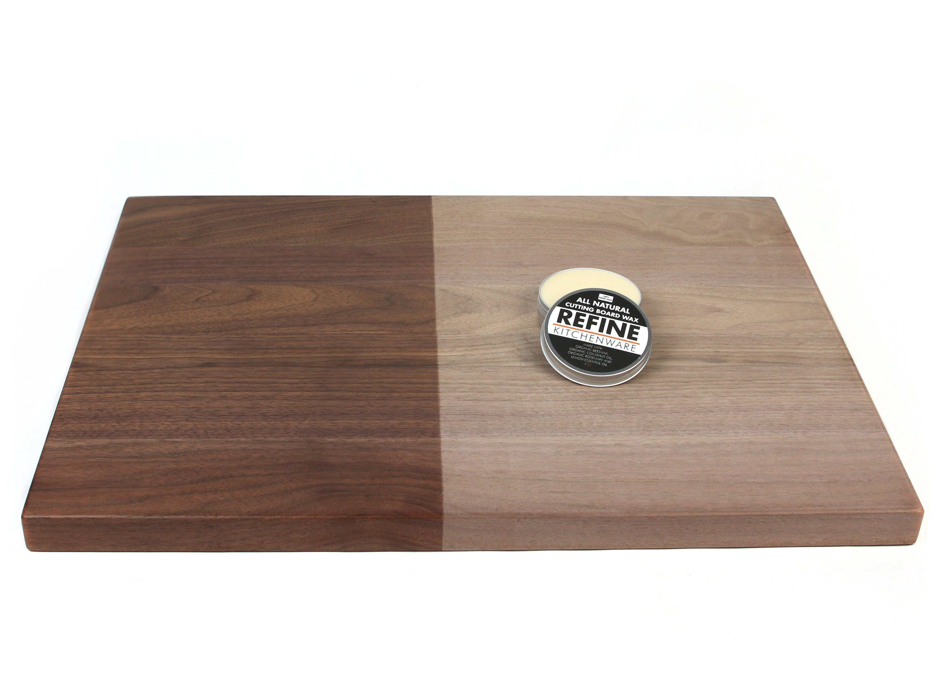 All Natural Cutting Board Wax, Handmade in the USA With Organic Coconut Oil and Organic Beeswax