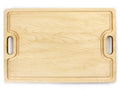 Large Cutting Board With Handles and Juice Groove 18x12, Walnut Reversible Wood Cutting Board, Doubles as a Wooden Serving Tray With Handles