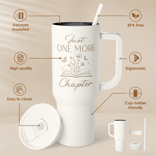 Book Lover Tumbler 40oz