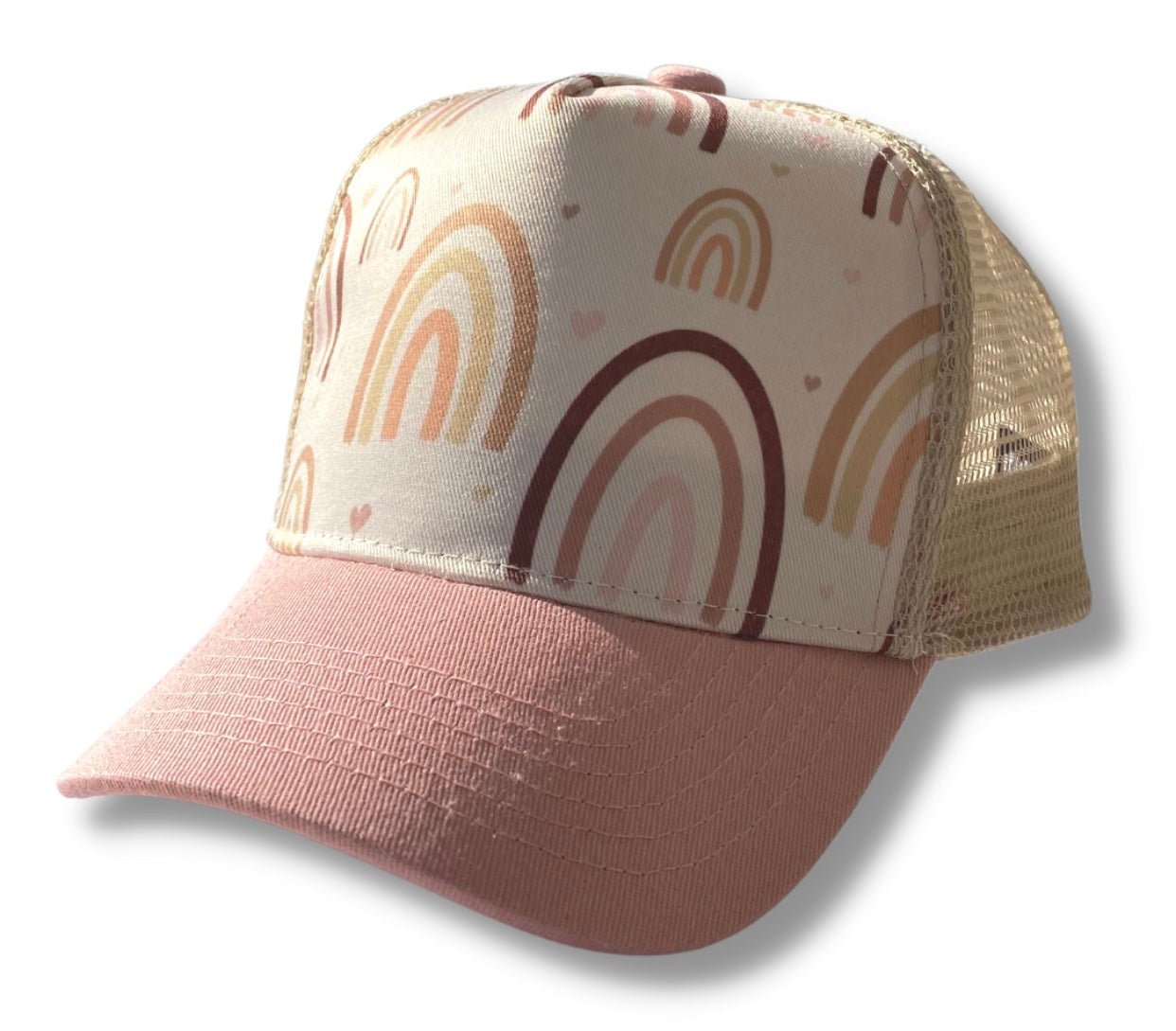 Rose Rainbow Trucker Hat