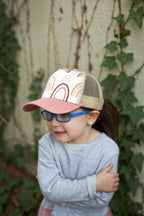 Rose Rainbow Trucker Hat