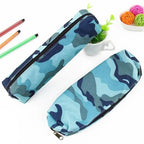 Simple Camouflage Cool Pencil Case Soft Black Pencil Holder For Boys Stylish Pouch For Office And Schools