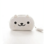 Simple Cartoon Pencil Pouch Design Soft Large Capacity Student Pencil Box Cute Pen Organizer