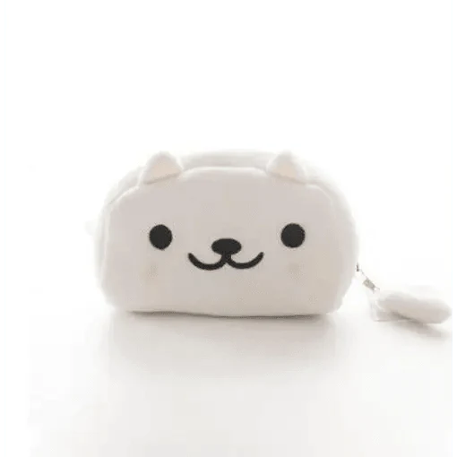 Simple Cartoon Pencil Pouch Design Soft Large Capacity Student Pencil Box Cute Pen Organizer