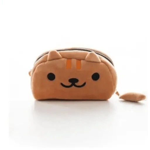 Simple Cartoon Pencil Pouch Design Soft Large Capacity Student Pencil Box Cute Pen Organizer