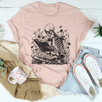 Skull With Books Tee