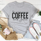 This Mama Runs On Coffee And Jesus Tee