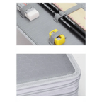 Unique Purple Cute Big 36/48/72 Holes Stationery Students Pencil Case High Quality Large Capacity Pencil Box