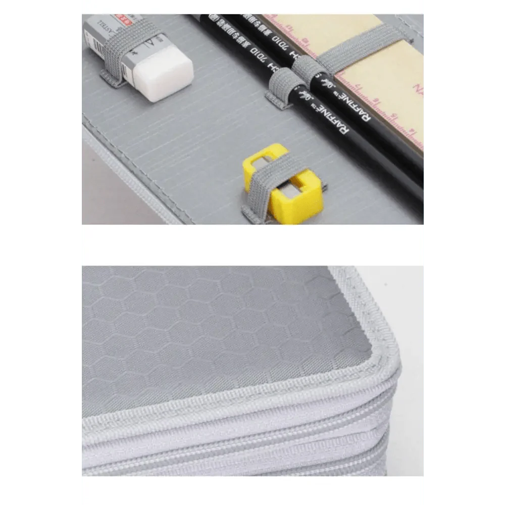 Unique Purple Cute Big 36/48/72 Holes Stationery Students Pencil Case High Quality Large Capacity Pencil Box